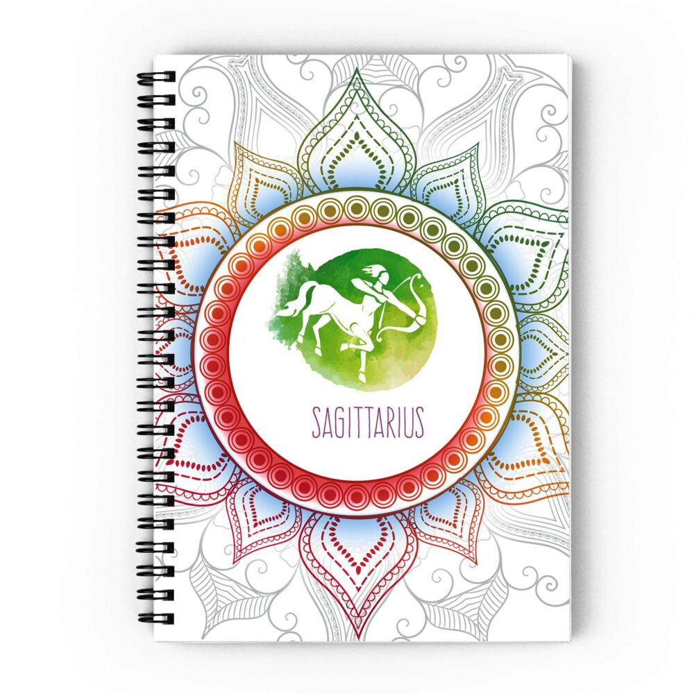 Sagittarius Spiral Notebook